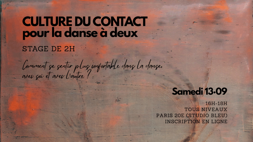 Culture du contact pour la danse à deux